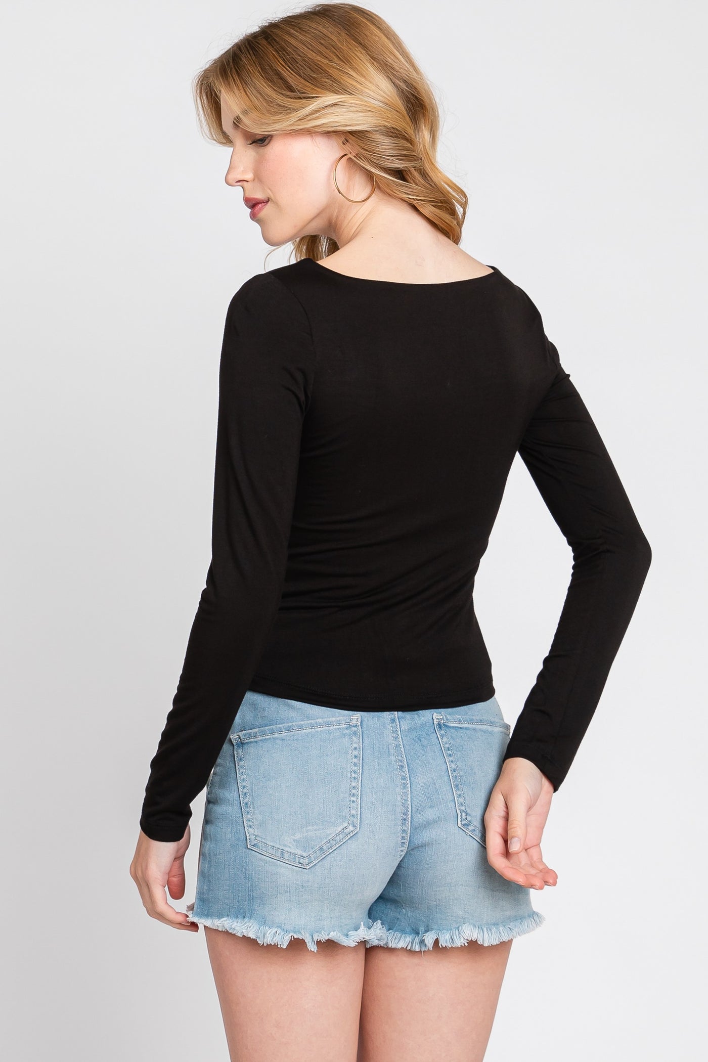 Double Layered Square Neck Basic top