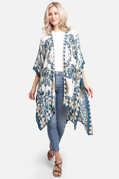 Hayley Paisley Print Kimono