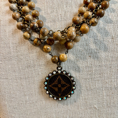 Natural Jasper Layered Necklace