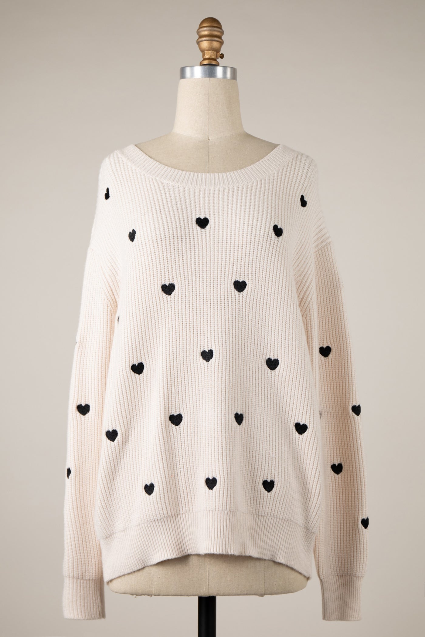 Heart Confetti Valentine Sweater