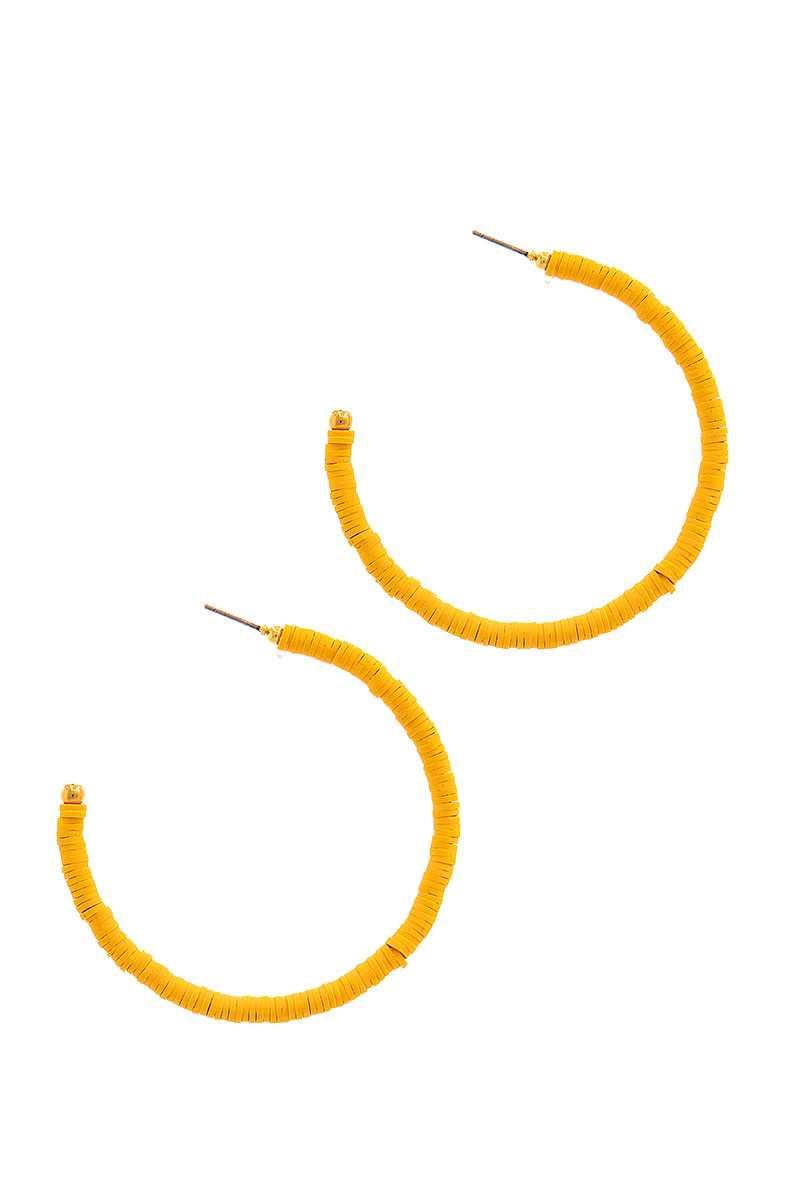 Color C Hoop Earrings