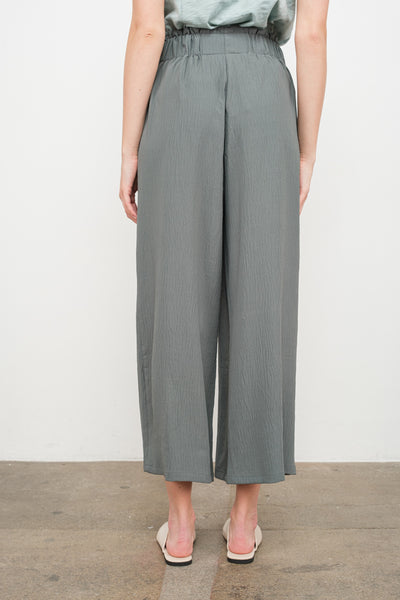 Elastic Waist Wide Leg Pants