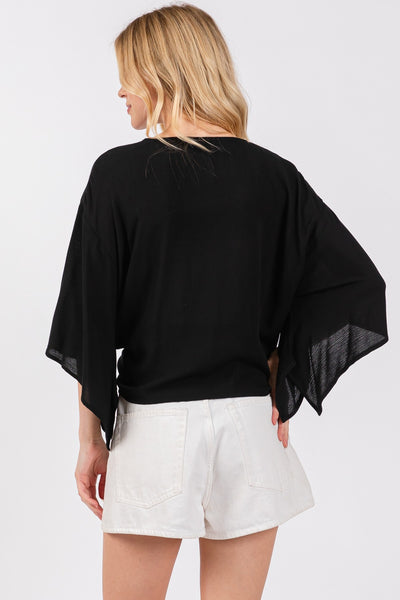 Three Quarter Kimono Cardigan