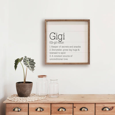 Gigi Definition White: 8 x 8 x 1.5
