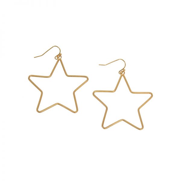 Star Hoop Earring