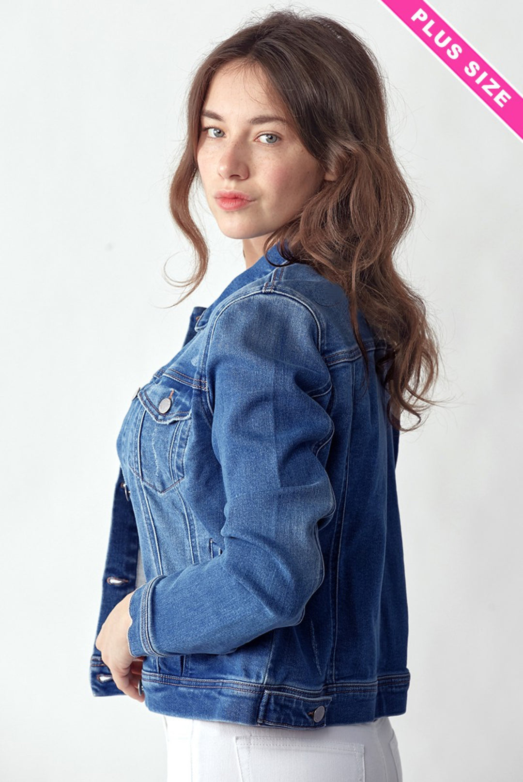 Vintage Wash Denim Jacket – 1403 Pom