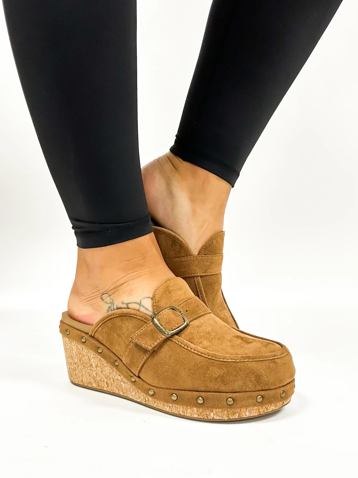 Corky's Tobacco Faux Suede Just Precious Shoes