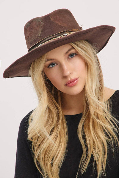 Betsy 2 in 1 Rustic Cowgirl/Fedora Hat