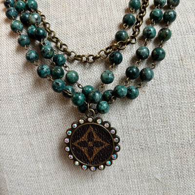 African Jasper Layered Necklace