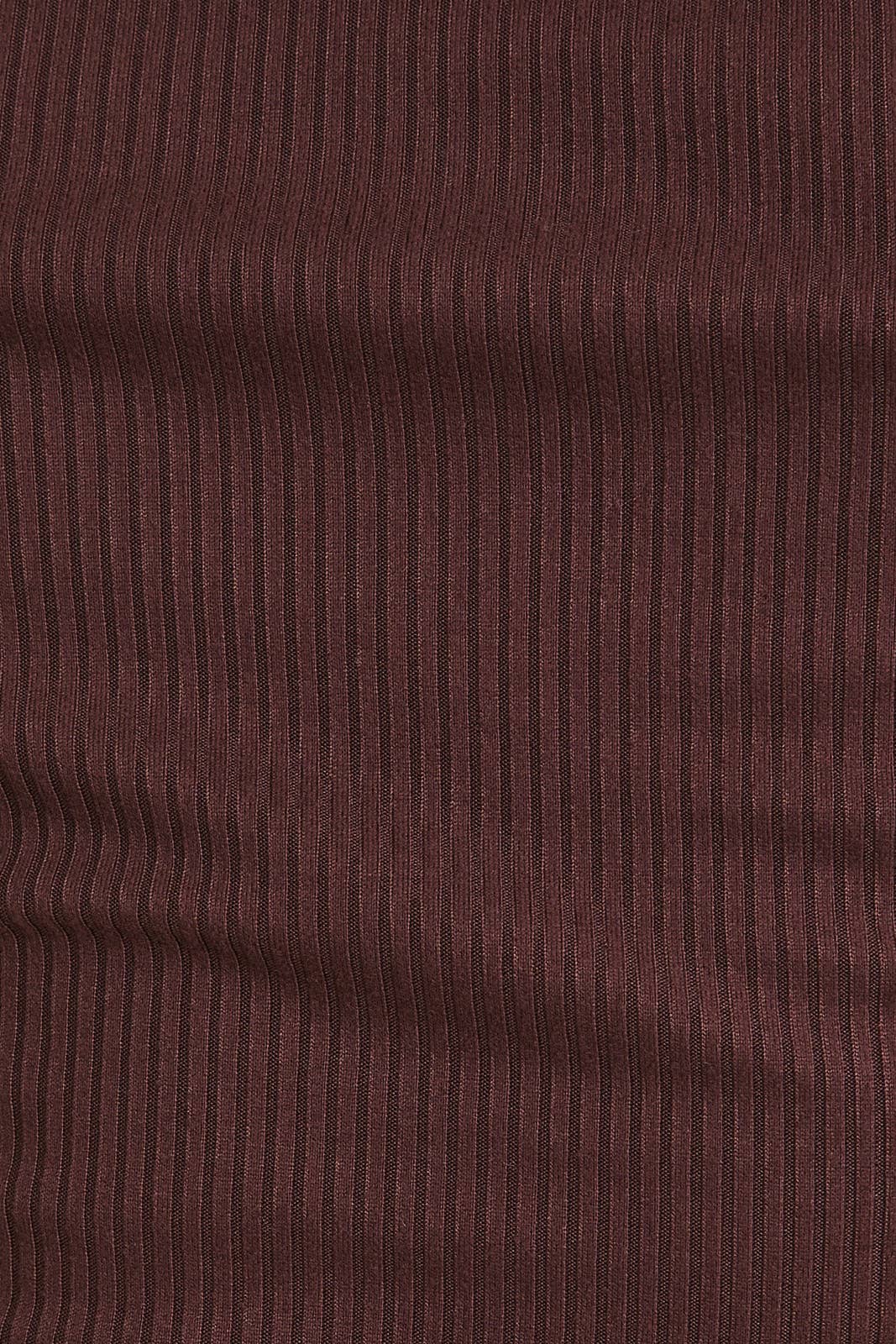 MOCK NECK SLEEVELESS WAIST TIE JUMPSUIT: CHOCOLATE / S,M,L