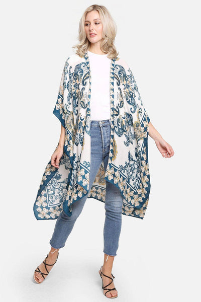 Hayley Paisley Print Kimono