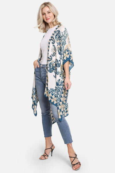 Hayley Paisley Print Kimono