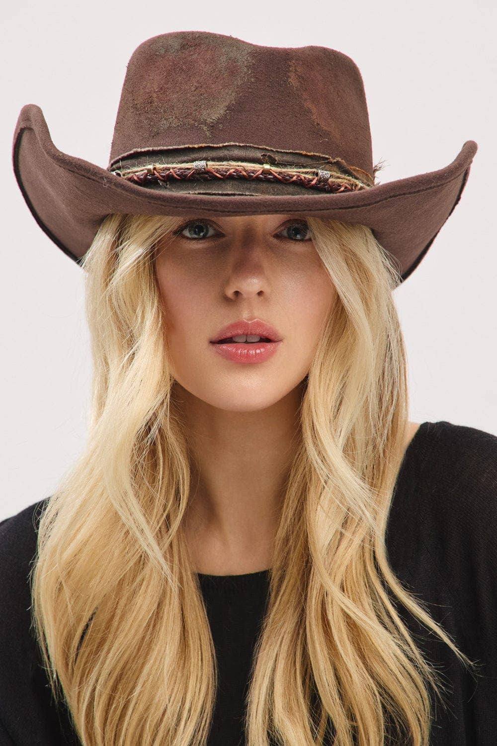 Betsy 2 in 1 Rustic Cowgirl/Fedora Hat
