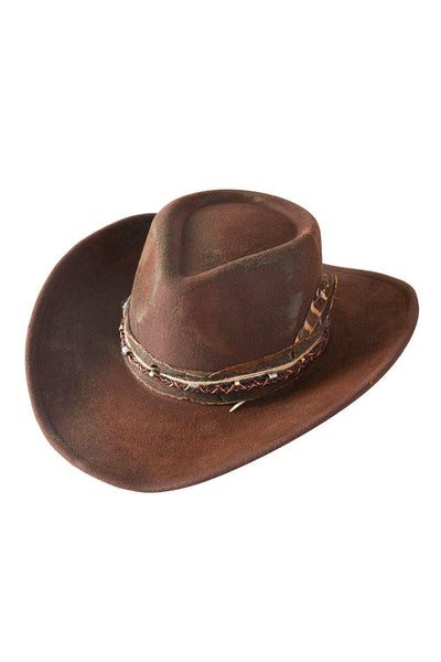 Betsy 2 in 1 Rustic Cowgirl/Fedora Hat