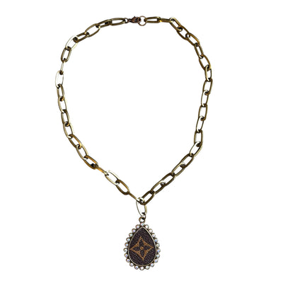 Teardrop Rhinestone Necklace