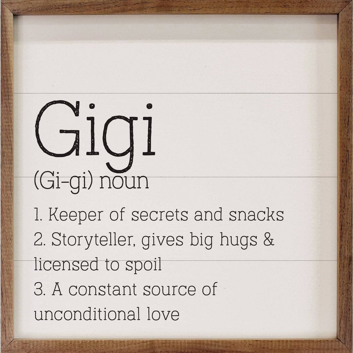 Gigi Definition White: 8 x 8 x 1.5