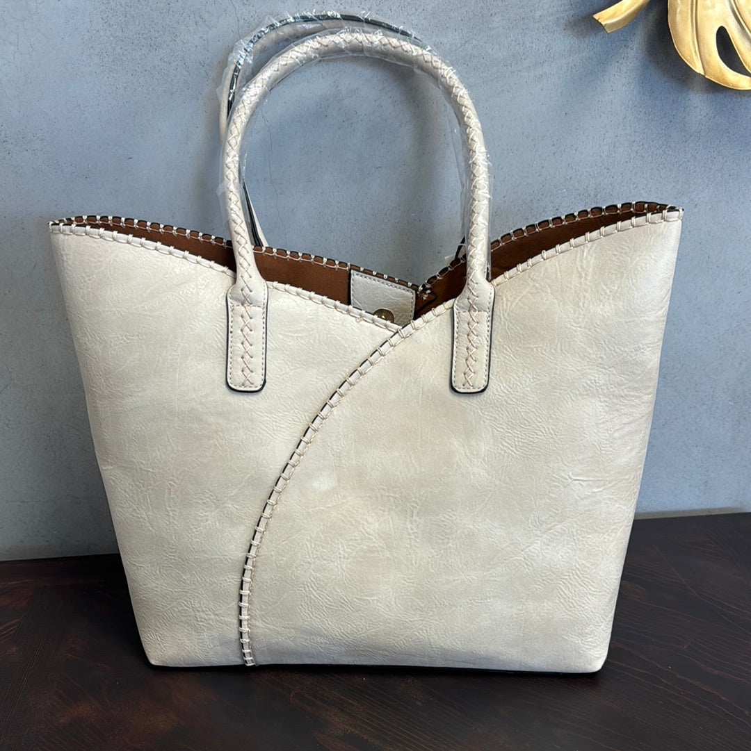 2-N-1 Beige Purse