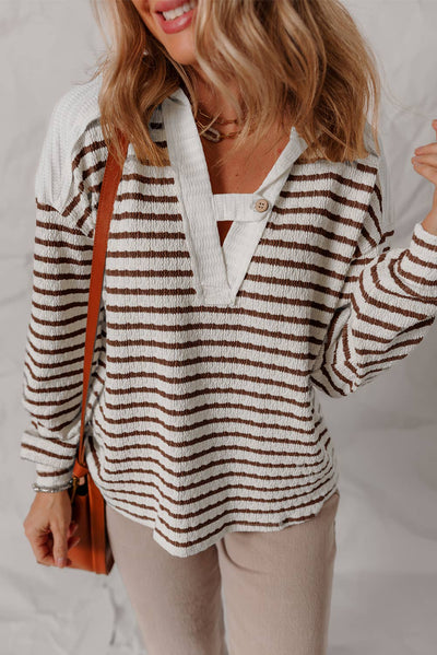 V Neck Hooded Long Sleeve Top