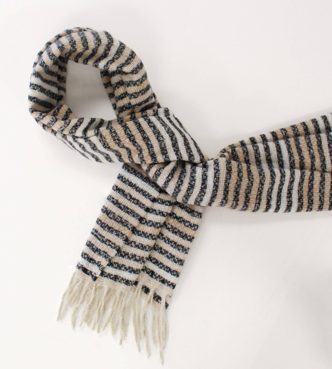 Hazel Winter Scarf | Striped
