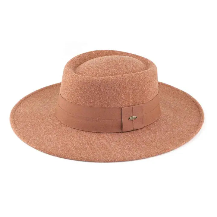 Stella Felt Panama Hat with Wide Band