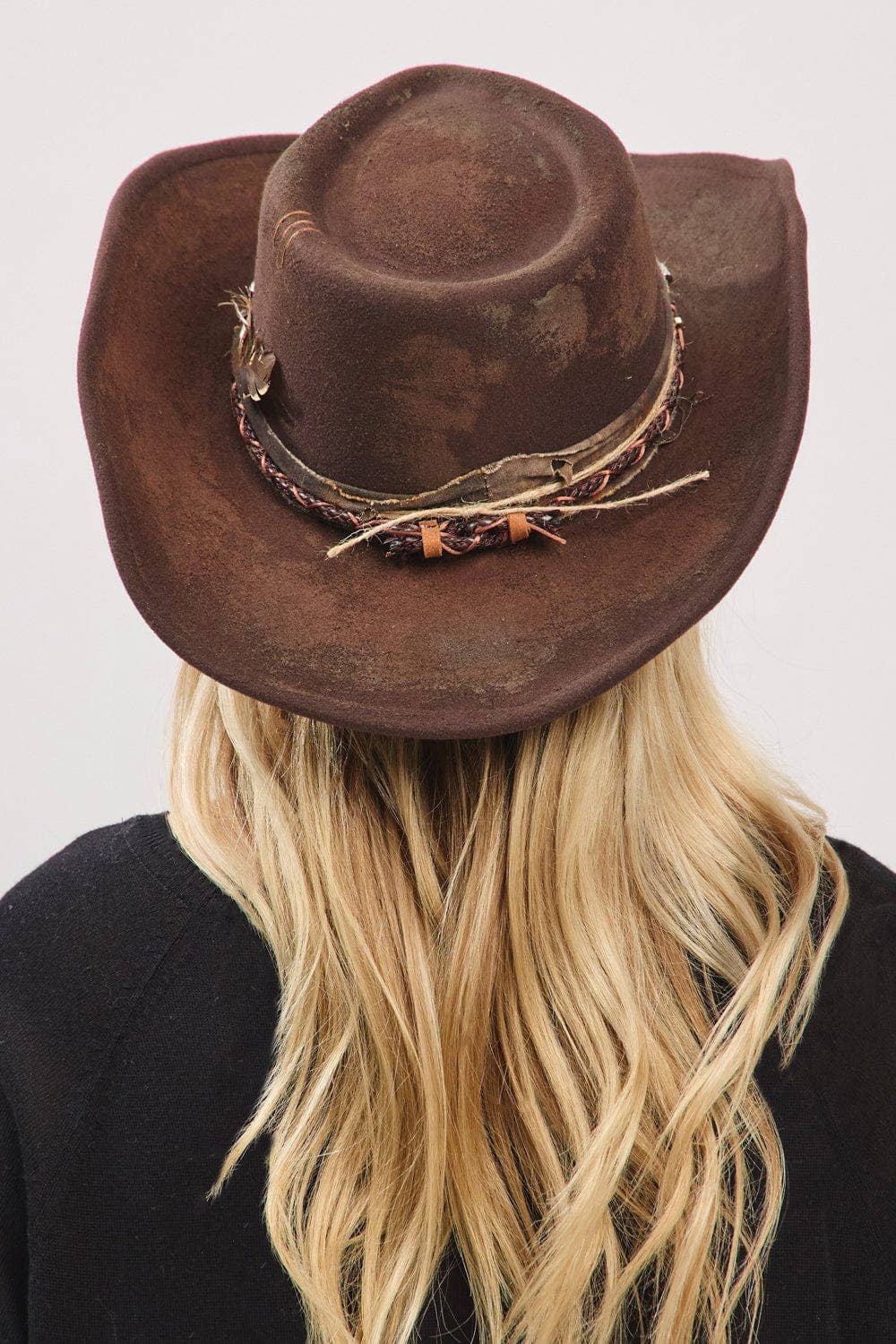 Betsy 2 in 1 Rustic Cowgirl/Fedora Hat