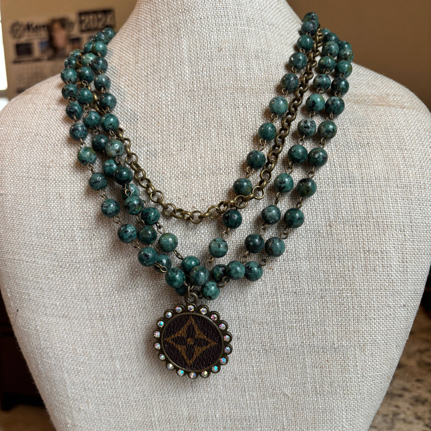 African Jasper Layered Necklace