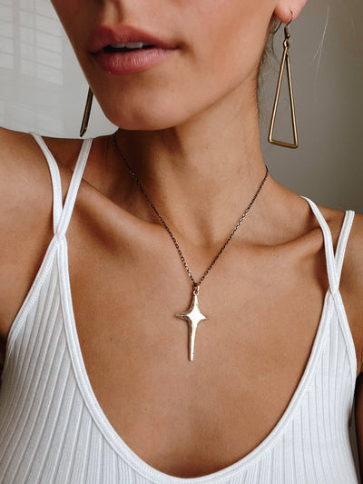 Big Boho Triangle Earrings