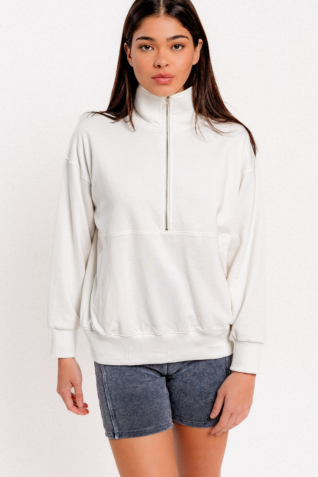 BRIDE Zip Up Sweater