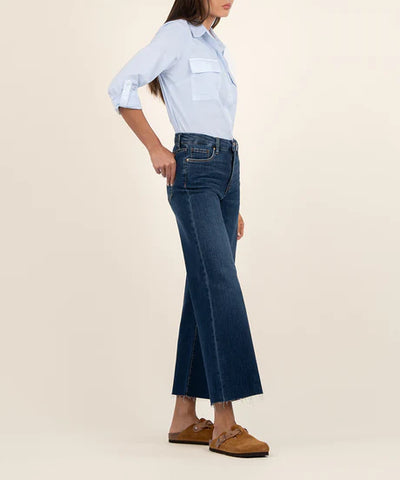 Dark Wash Meg High Rise Wide Leg