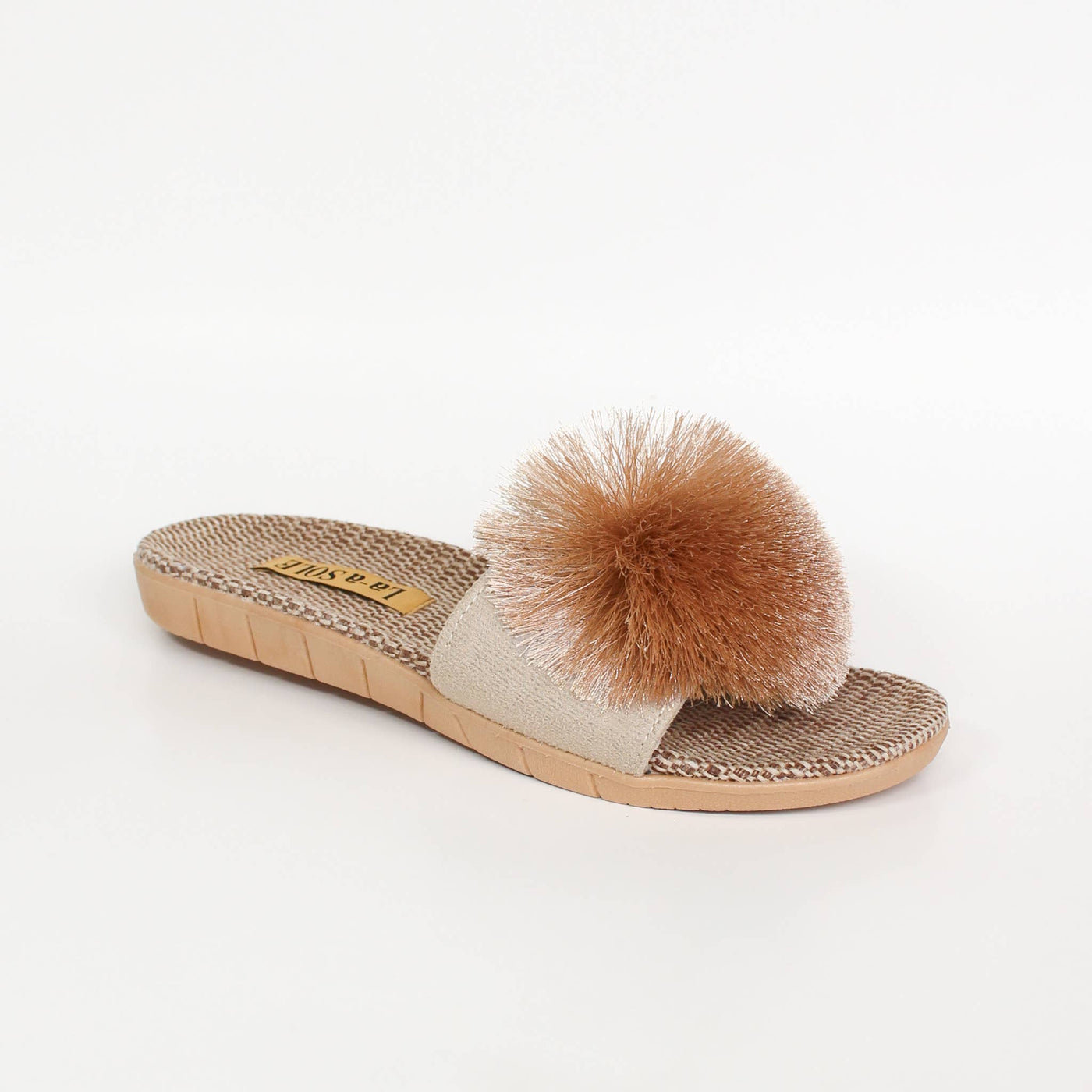 Pom Pom Slides | Champagne: Small,Medium,Large