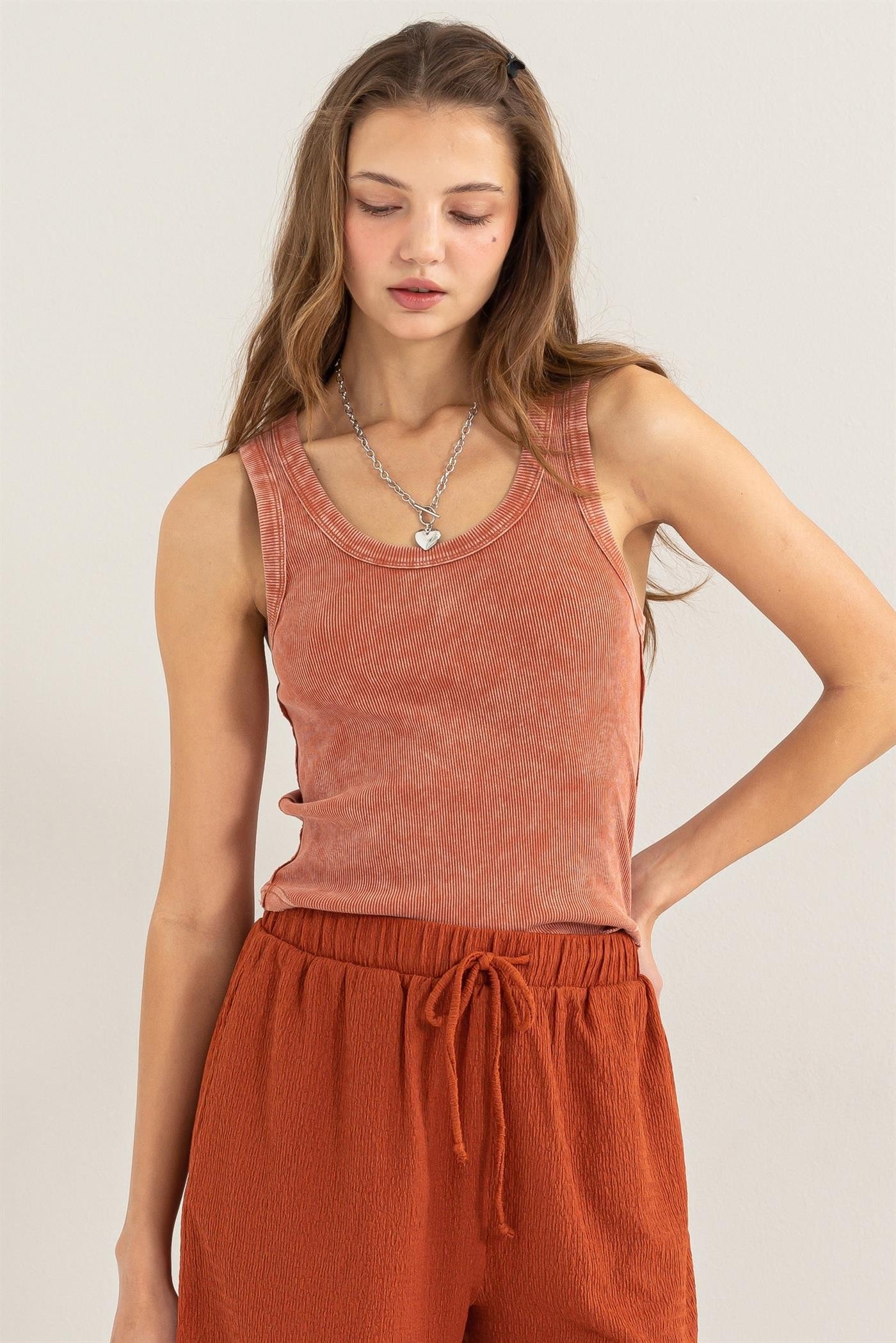 Acid Washed Tank Top