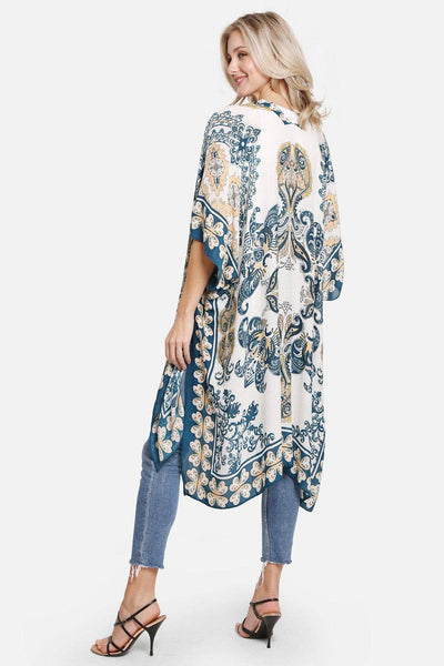 Hayley Paisley Print Kimono
