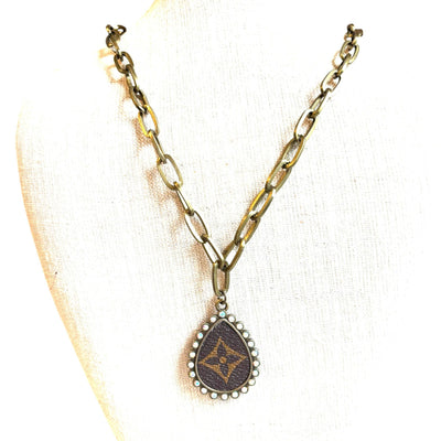 Teardrop Rhinestone Necklace