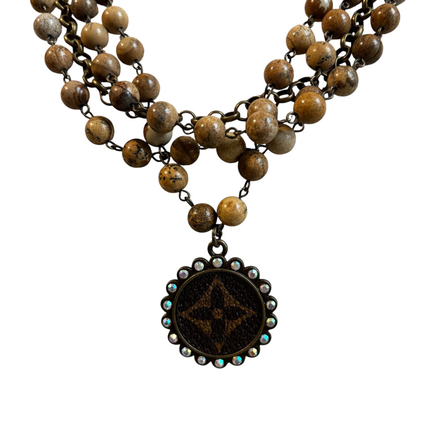 Natural Jasper Layered Necklace