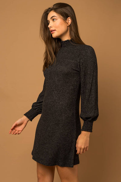 LONGSLEEVE MIDI DRESS