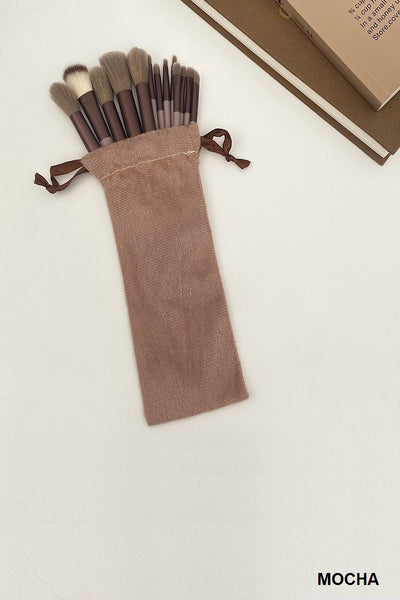 13 Pcs Makeup Brush Set With Storage Bag